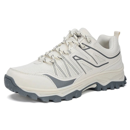 New Large Outdoor Mountaineering Shoes Men Spring and Autumn Mesh Breathable Sneaker Outdoor Travel Hiking Non slip Shoes