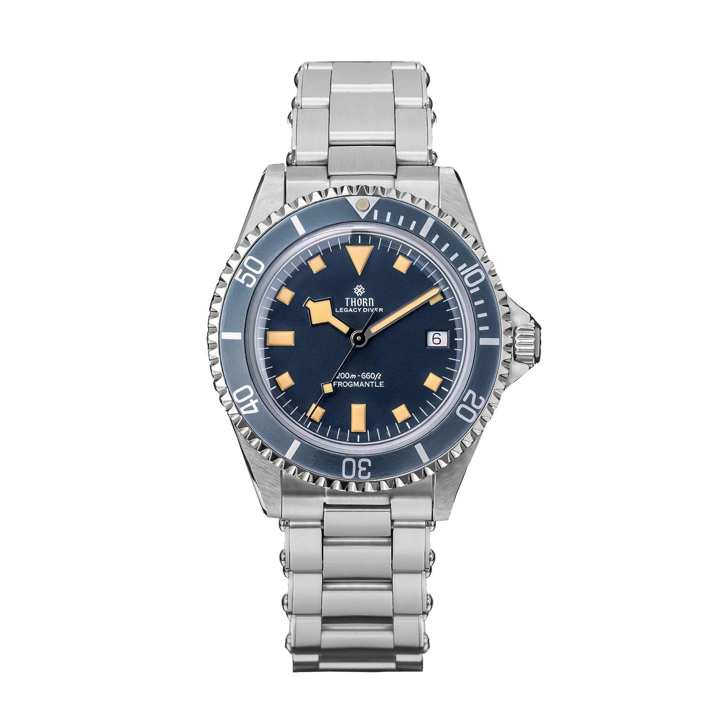 Thorn T023 V3 40mm Men Diving Watch PT5000 Automatic Movement Mechanical Vintage Watches 200m Water Resistance Sapphire