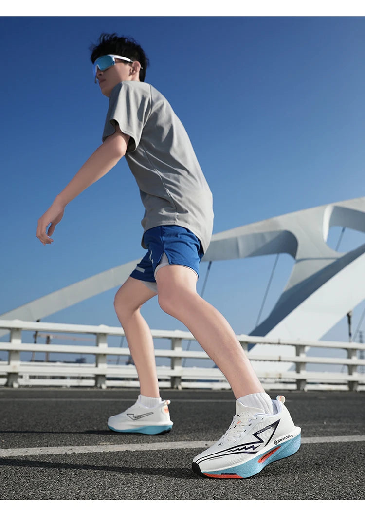 Tenisice za trčanje s karbonskom pločom za maraton, muške sportske prozračne lagane ženske udobne atletske protuklizne tenisice
