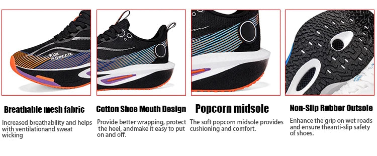Carbon Plate Running Shoes Men Women Professional Marathon Racing Sneakers Breathable Lightweight Road running Training Shoes