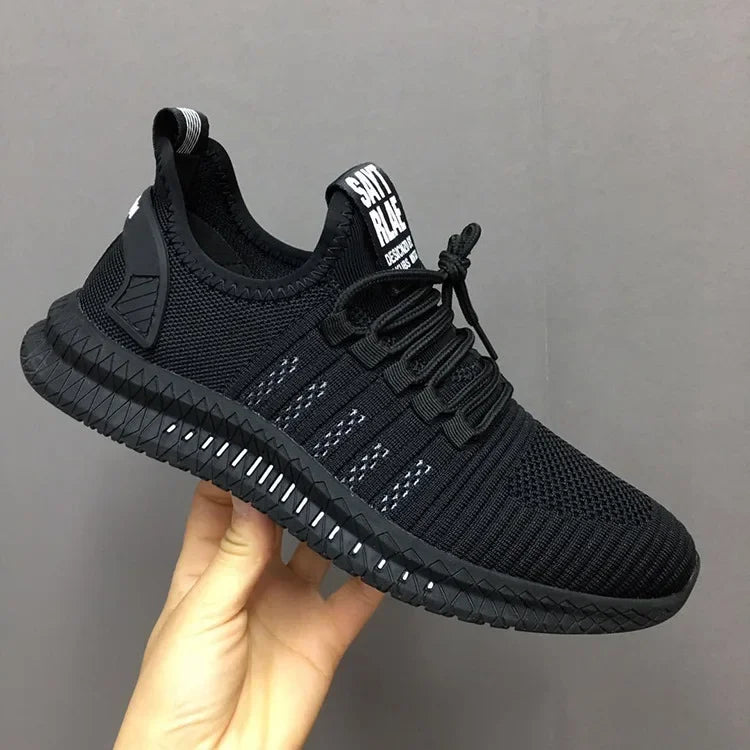 Modne męskie trampki, siateczkowe buty codzienne, buty męskie sznurowane, lekkie buty wulkanizowane, trampki do chodzenia, Zapatillas Hombre