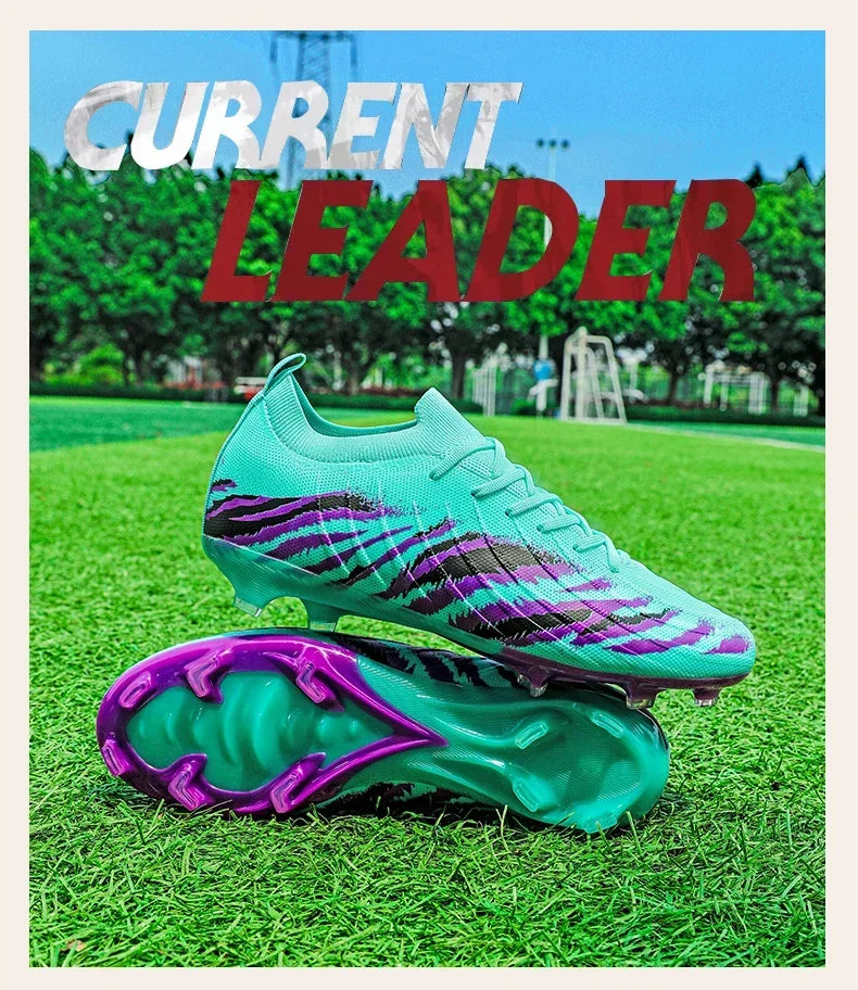 New Men Match Unisex Soccer Shoes Outdoor Adult Cleats Ultralight Football Boots Sport Non-Slip Comfortable Grass High-quality