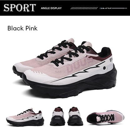 Men's Off-Road Running Shoes Spring and Summer Outdoor Power Grip Sports Shoes Breathable Trail Running Shoes for Women