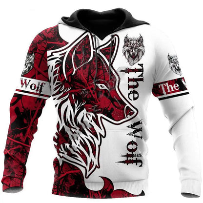 Fashion Autumn lion,wolf Hoodies White Tiger Skin 3D All Over Printed Mens Sweatshirt Unisex Pullover Casual Jacket
