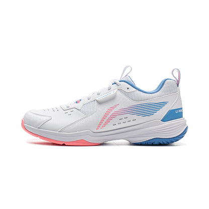 Buty treningowe do badmintona Li-Ning unisex z amortyzacją Cushion Bounce, oddychające, wygodne buty sportowe LiNing, praktyczne trampki AYTT001