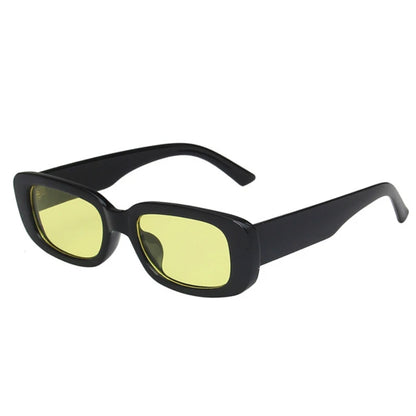 Gafas de sol cuadradas para hombre, rectangulares, de marca, de diseño, pequeñas, para hombre, estilo retro, con lentes negras, para conducir y pescar, Oculos UV400