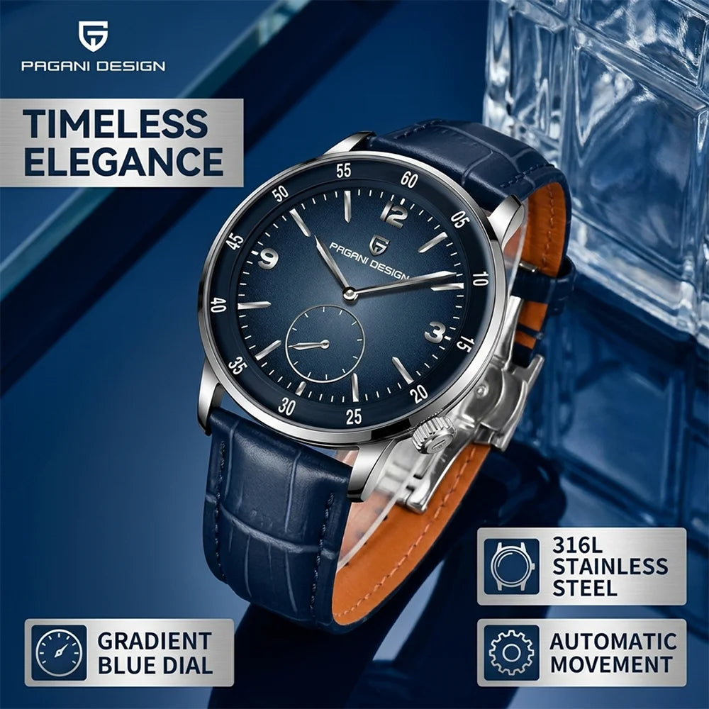 V2 PAGANI DESIGN PD-1790 New 42MM Men's Fashion Leisure Mechanical Watch 10Bar Waterproof Sapphire Glass Men's Automatic Watch
