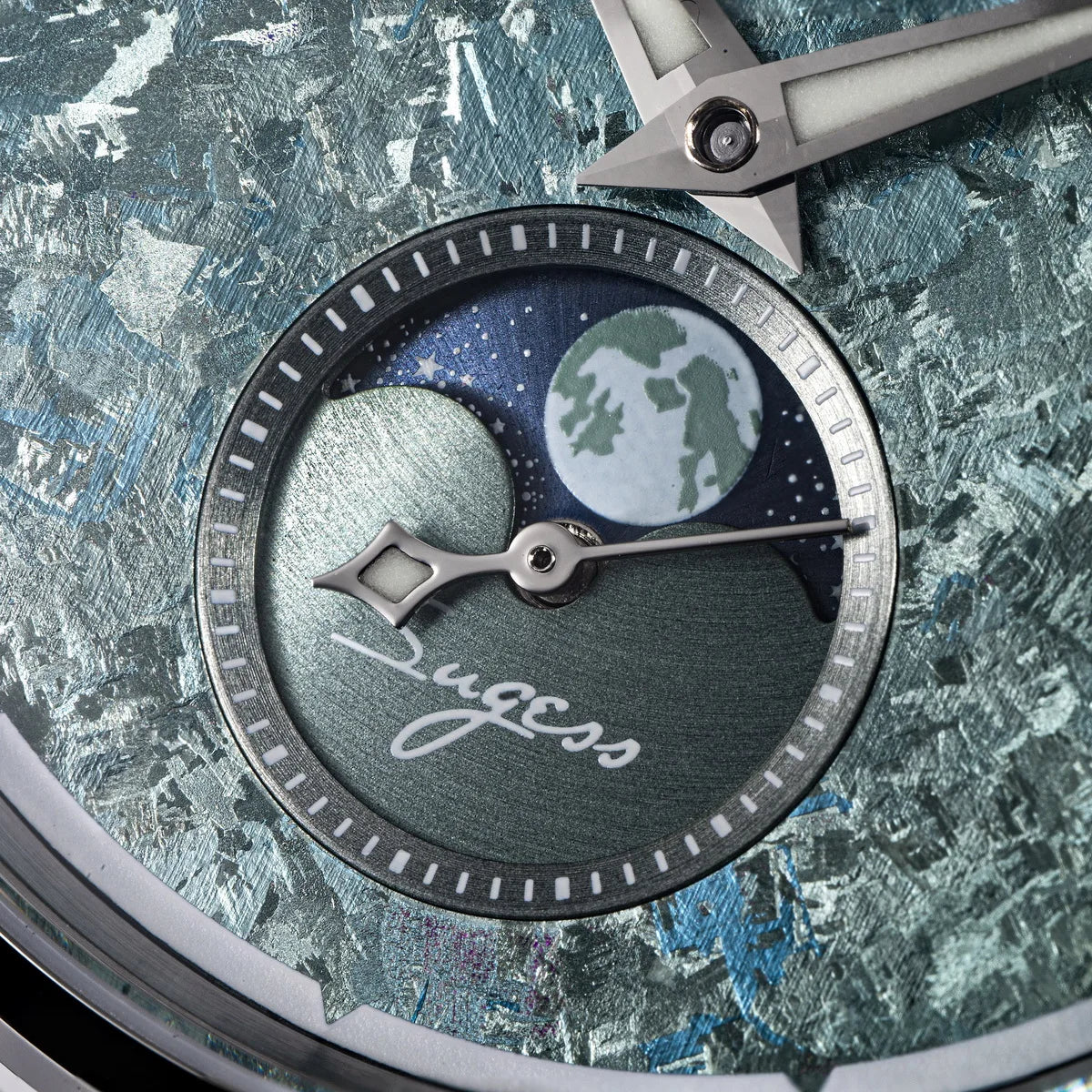 Automatic Man Watch Moon-Phase ST2528 Movement Waterproof Mechanical Wristwatches Sapphire Crystal Titanium Dials Clock S401 New