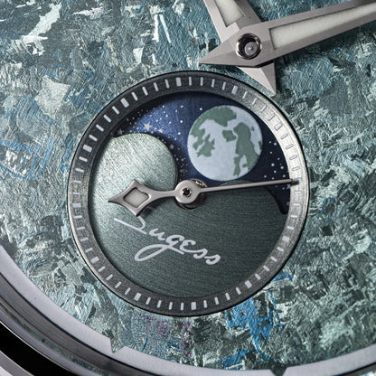 Automatic Man Watch Moon-Phase ST2528 Movement Waterproof Mechanical Wristwatches Sapphire Crystal Titanium Dials Clock S401 New