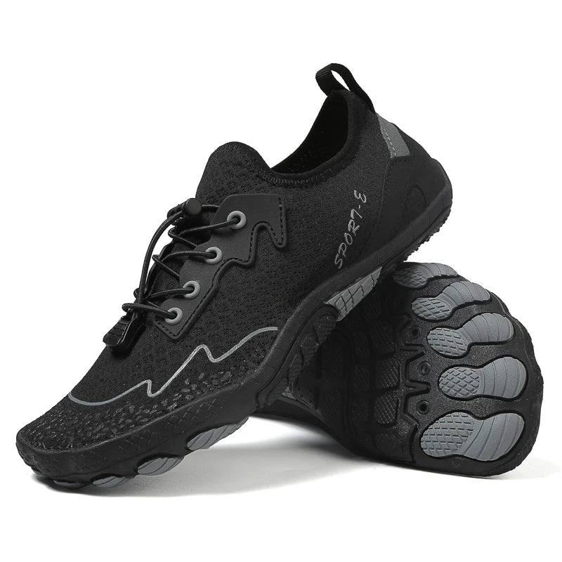 New Barefoot Wading Shoes Men Women Mesh Quick-Drying Beach Shoes Outdoor Non-Slip Swimming Shoes Unisex Water Sports Shoes