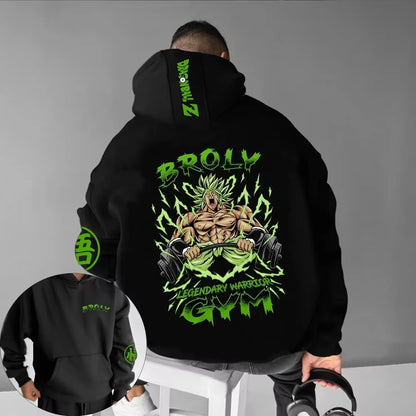 Dragon Broli Genuine Joint Men's Pullover 2025 Autumn and Winter New Loose Casual Gym Sports American Hip Hop Sweater Top