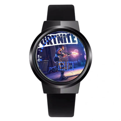 Orologio Fortnite Cute Fashion Cartoon personalizzato Kawaii Touch con luce notturna LED, orologio elettronico per studenti, regalo per amici