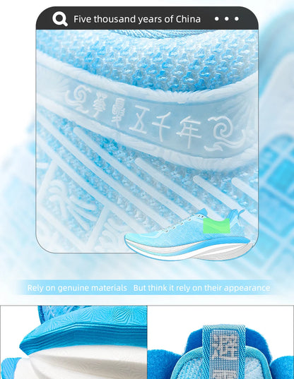 ONEMIX Chinese Sports Shoes New Shock-absorbent Men Running Shoes Non-slip Breathable Lightweight Outdoor Women Sneaker