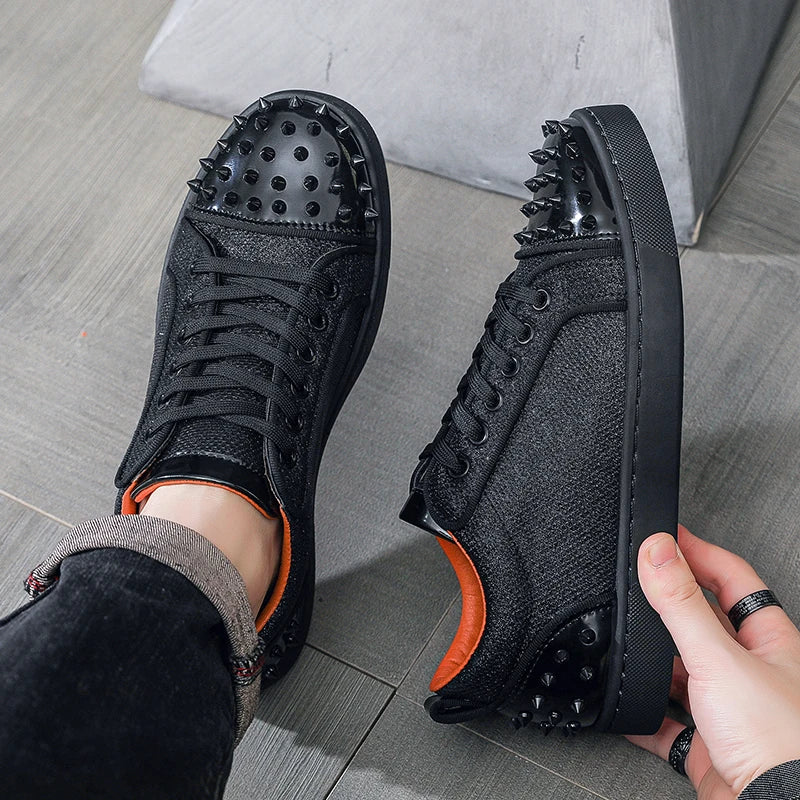 Hot-Selling Skateboard Shoes for Men Leisure Walk Sneakers Versatile Men Vulcanized Shoes Outdoor Tenis Masculino Punk Trainers