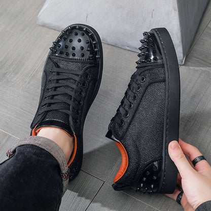 Hot-Selling Skateboard Shoes for Men Leisure Walk Sneakers Versatile Men Vulcanized Shoes Outdoor Tenis Masculino Punk Trainers