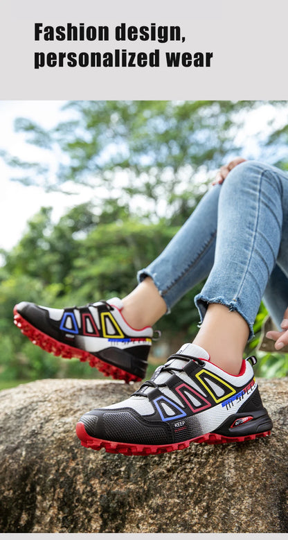 Men's Hiking Shoes Outdoor Sports Shoes Lace-up Hiking Shoes Women's Hiking Sports Shoes Non-slip Hunting Tactical Sports Shoes