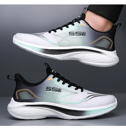 Carbon Plate Marathon Shoes Men Casual Sneakers Air Cushion Luxury Comfortable Lightweight Sports Running Shoes Male Footwear