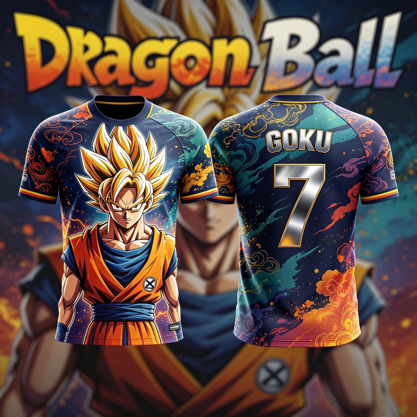 T-shirt fitness retro Dragon Ball verão 2026, corte oversized para homem, impressão 3D, manga curta, unissexo, para família e criança, camisola desportiva