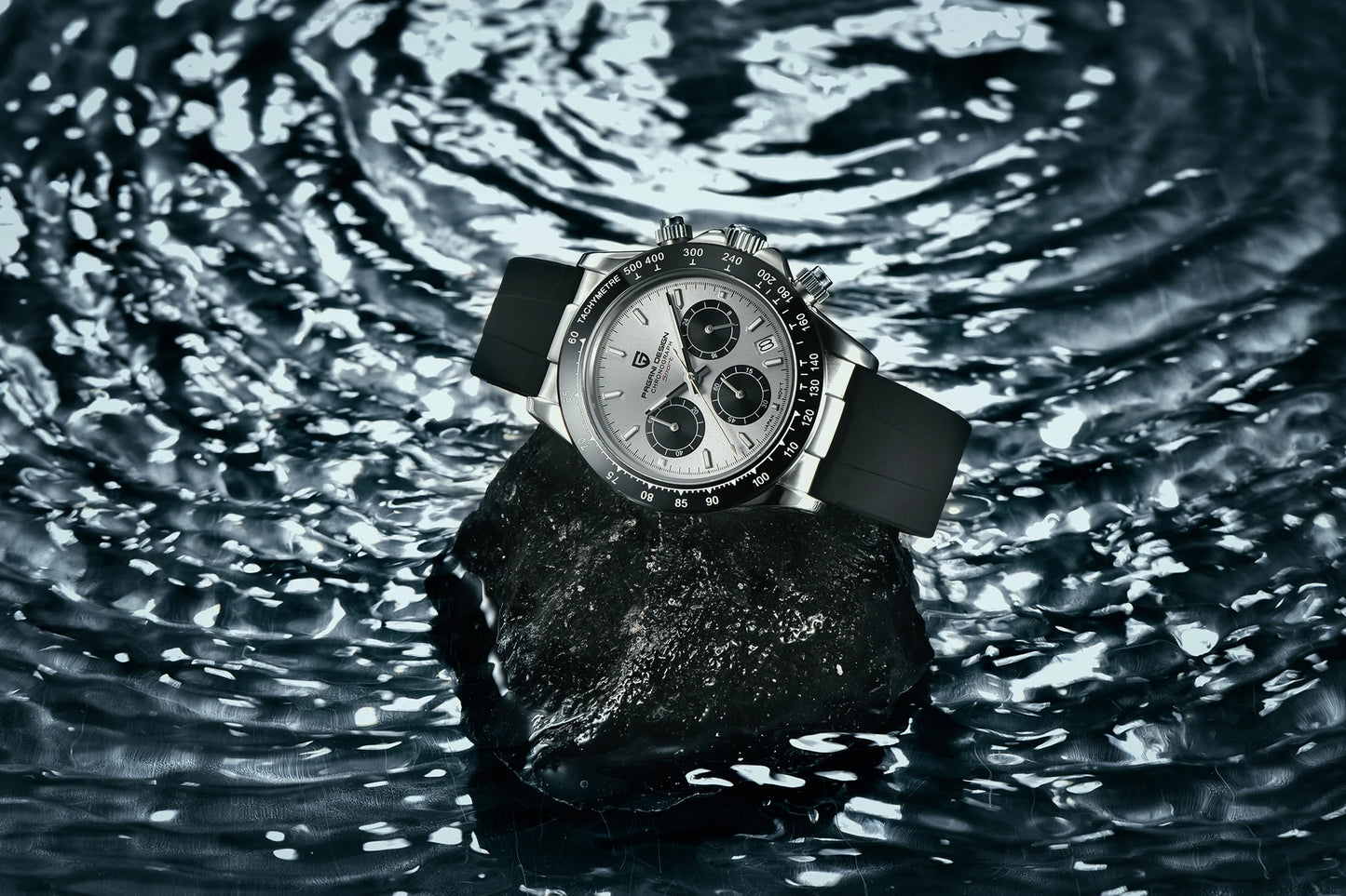 2026 New PAGANI DESIGN PD-1664 Meteorite Dial Fashion Men Quartz Wristwatches 100M Sapphire Glass Chronograph relogio masculino