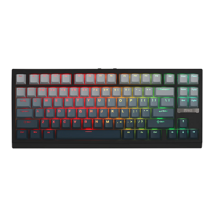 Teclado mecânico magnético EPOMAKER G84 HE 75% ANSI US Layout Gasket com fio/BT/2.4Ghz sem fios, efeito Hall, polling 8K e 8000mAh