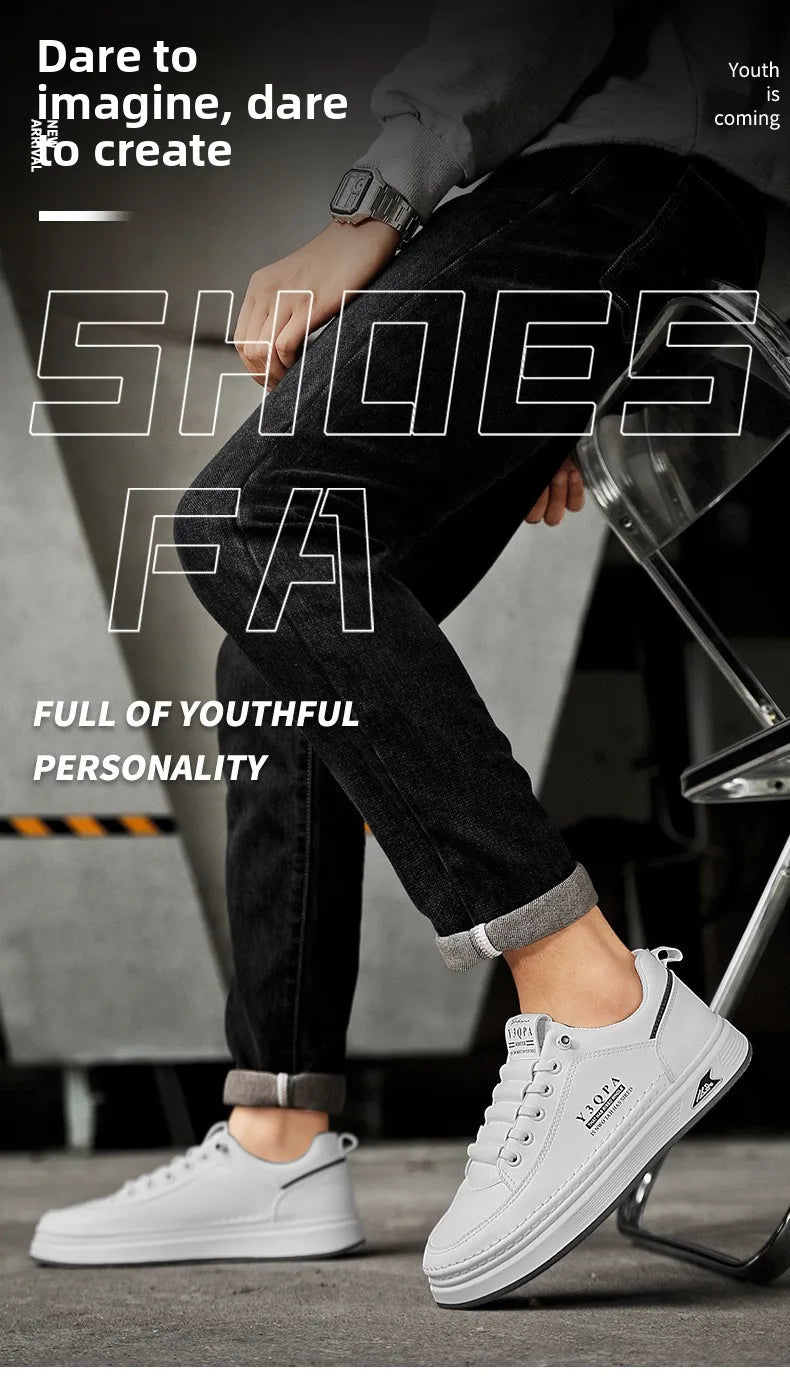 Modieuze casual zomerrijschoenen voor heren, sportieve instaploafers, veelzijdig, comfortabel, ademend, slijtvast leer -..