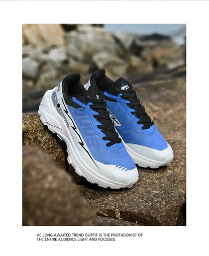 Men's Off-Road Running Shoes Spring and Summer Outdoor Power Grip Sports Shoes Breathable Trail Running Shoes for Women