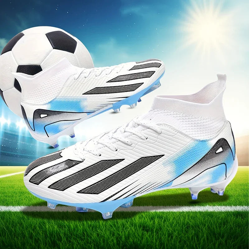 New Men Soccer Shoes Adult Non-Slip Football Boots Cleats Boys Ultralight Sport Sport Outdoor Comfortable Training Match Grass