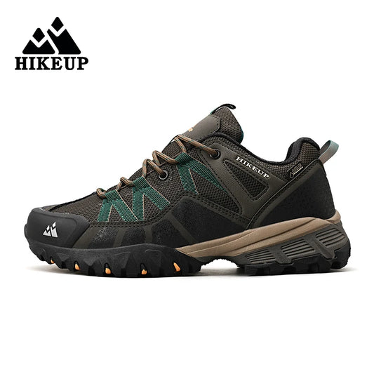 HIKEUP åndbare, stødabsorberende skridsikre sneakers til mænd – vandresko, løbe- og trekkingsneakers til udendørs bjergsport