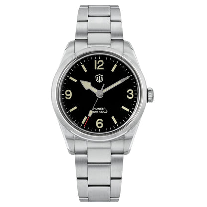 Watchdives WD1960S V2 Watch VH31 Sweep Second Movement Stainless Steel Sapphire Crystal Business Wristwatch Vintage Watches