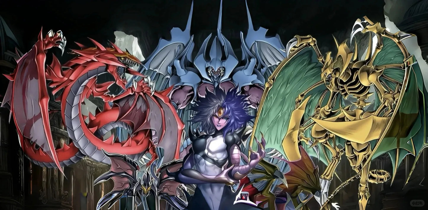 Klassisk anime Yu-Gi-Oh-karaktär Blue-Eyes White Dragon tryckt tjock och vid hoodie för män, höst/vinter, Y2K Halloween COS