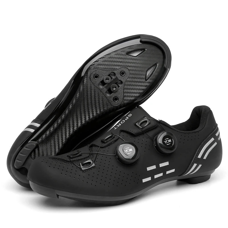 High-Quality Cycling Shoes Men's SPD Self-Locking Racing Bicycle Sports Shoes Women's MTB Mountain Non-Slip Cycling Shoes 36-47