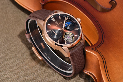 PAGANI DESIGN 2026 Men Mechanical Watch E3255Y 41mm Sapphire Crystal Stainless Steel Calendar Waterproof Reloj Hombre