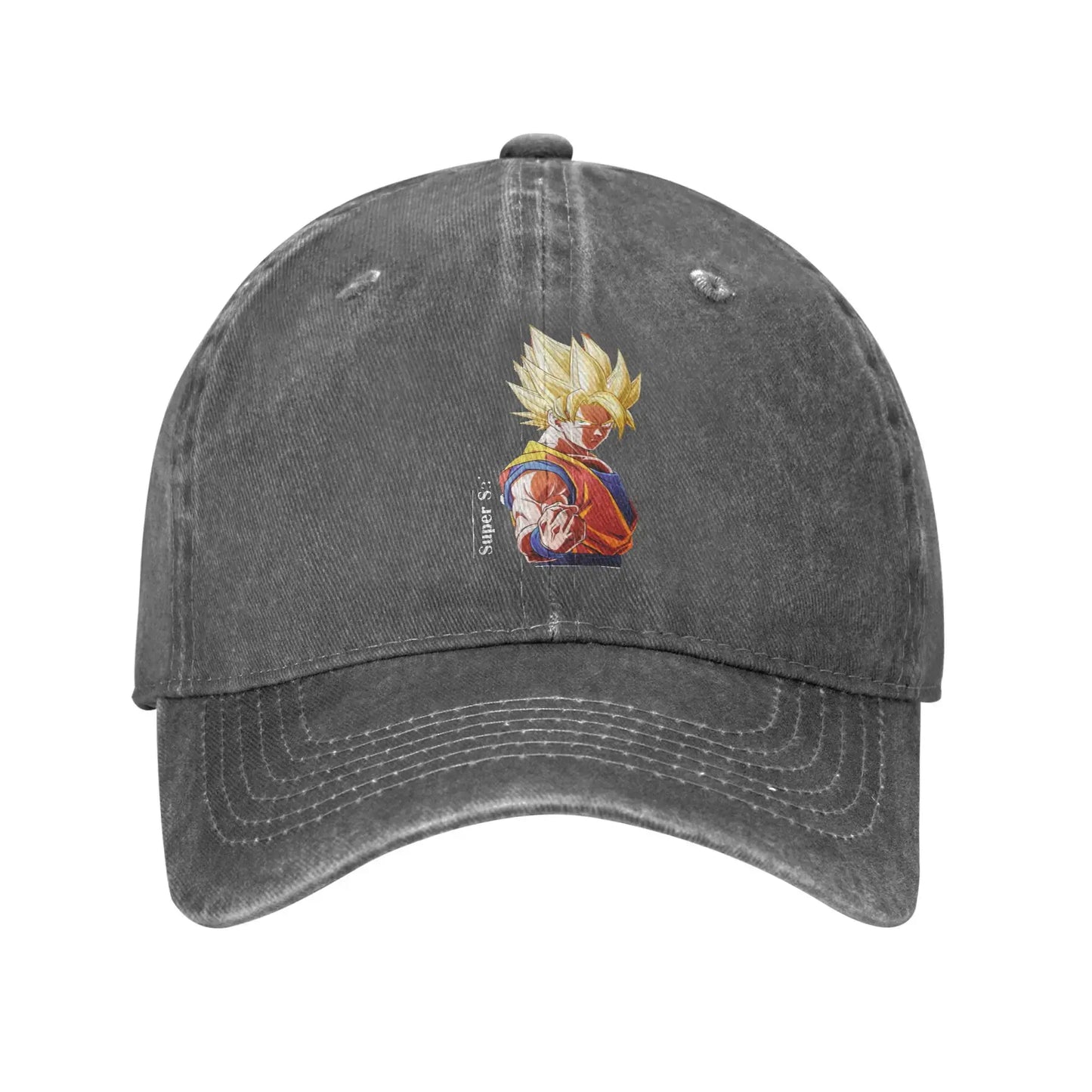 Dragon Ball Goku’s Saiyan Saga Baseball Cap Vintage Distressed Washed Snapback Cap Men Women Outdoor Running Golf Gift Hats Cap, Produit gaming premium Fraquane