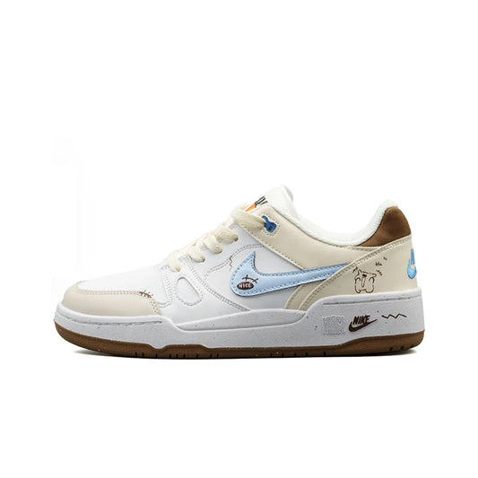 Custom Sneakers Nike Full Force Sneakers | Fresh Travel Style | Comfy Versatile Low-Top Skate Shoes for Men