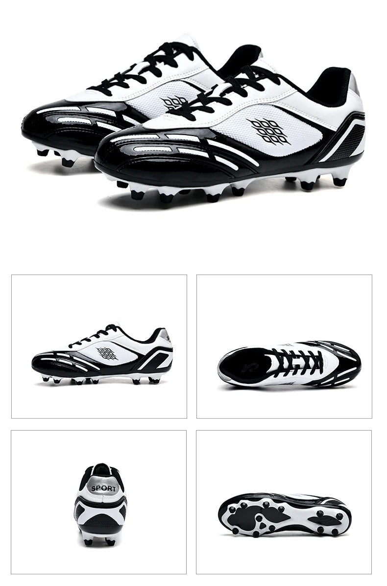 Soccer Shoes Men Turf Football Boots Fashion Firm Ground Studs Anti Slip Boy Sneakers Original Outdoor Field Training Trainers