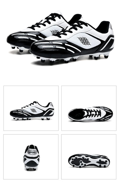 Soccer Shoes Men Turf Football Boots Fashion Firm Ground Studs Anti Slip Boy Sneakers Original Outdoor Field Training Trainers