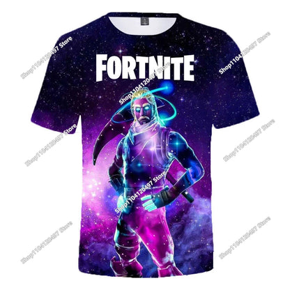 Fortnite T-Shirt Men Shoot Game Battle Hero T-shirt Victory Royale Clothing Young Children T-shirts for Boys Girls Ages 2-14