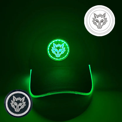 Fashion Glowing Baseball Cap LED Light Up Hiphop Hat Bar Club Props Fluorescent Hat Men Women DJ Dance Supplies Costume