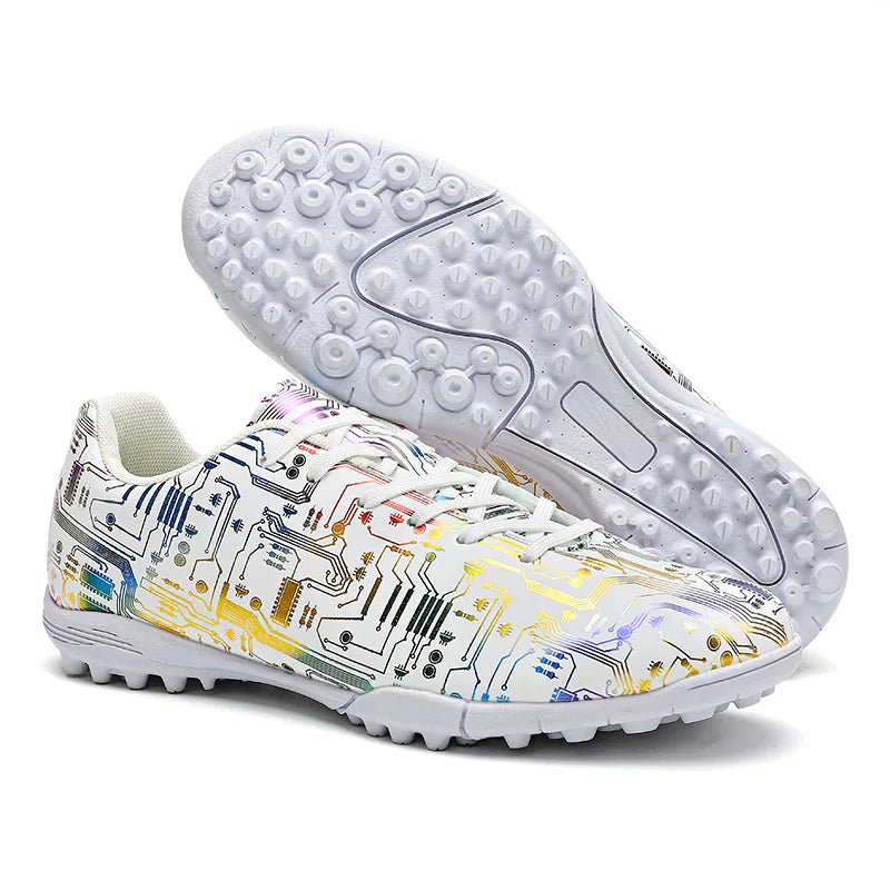 Men's Football Shoe Association Quick Five Up Football Nail Anti slip Professional Ultra Light Training Football Boot Turf
