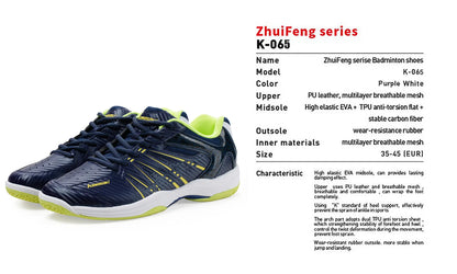 Kawasaki Badminton Shoes For Men 2025 NEW COLOR Anti-Twist Anti-Slip Sports Shoes Men's Tennis Shoes