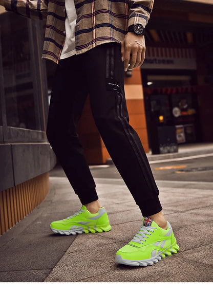 New Men's and Women's Running Shoes Breathable Casual Sneakers Anti-slip Vibration Comfortable Outdoor Sprots Walking Shoes36-48