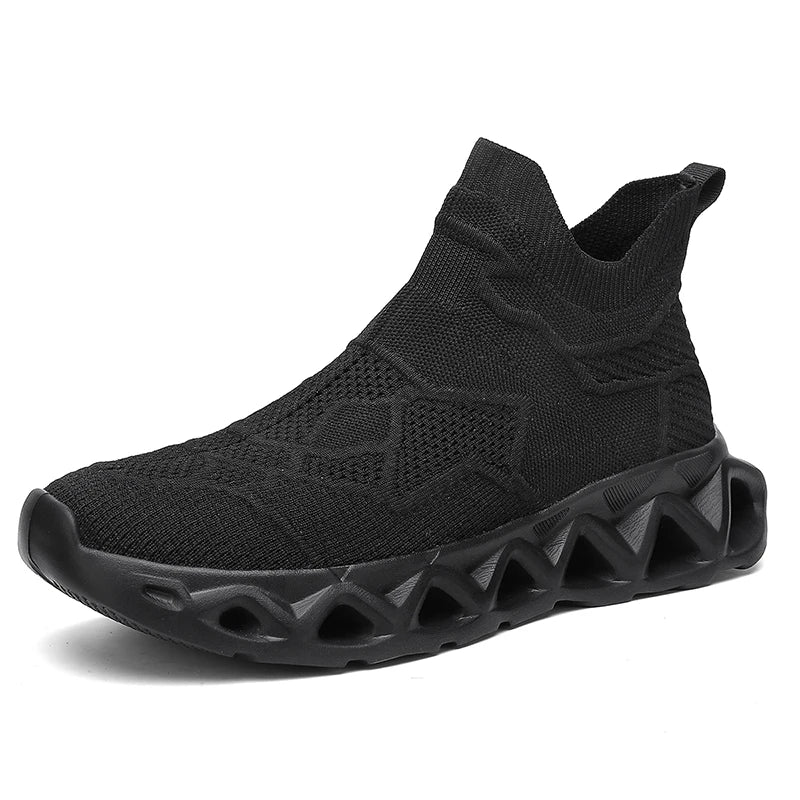 Men Sports Shoes Ultralight Fashion Slip on Daily Walking Outdoor Jogging Shoes Breathable Mesh Comfortable Casual Shoes for Men