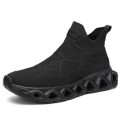Men Sports Shoes Ultralight Fashion Slip on Daily Walking Outdoor Jogging Shoes Breathable Mesh Comfortable Casual Shoes for Men