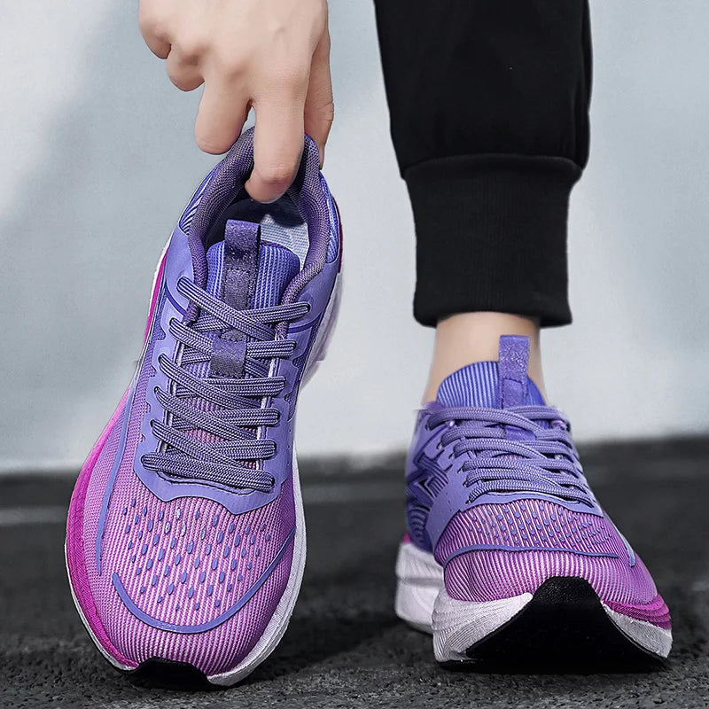 Fashionable Men’s and Women’s Running Shoes, Comfortable and Breathable Casual Sports Shoes, Youth Outdoor Sports Shoes Walking
