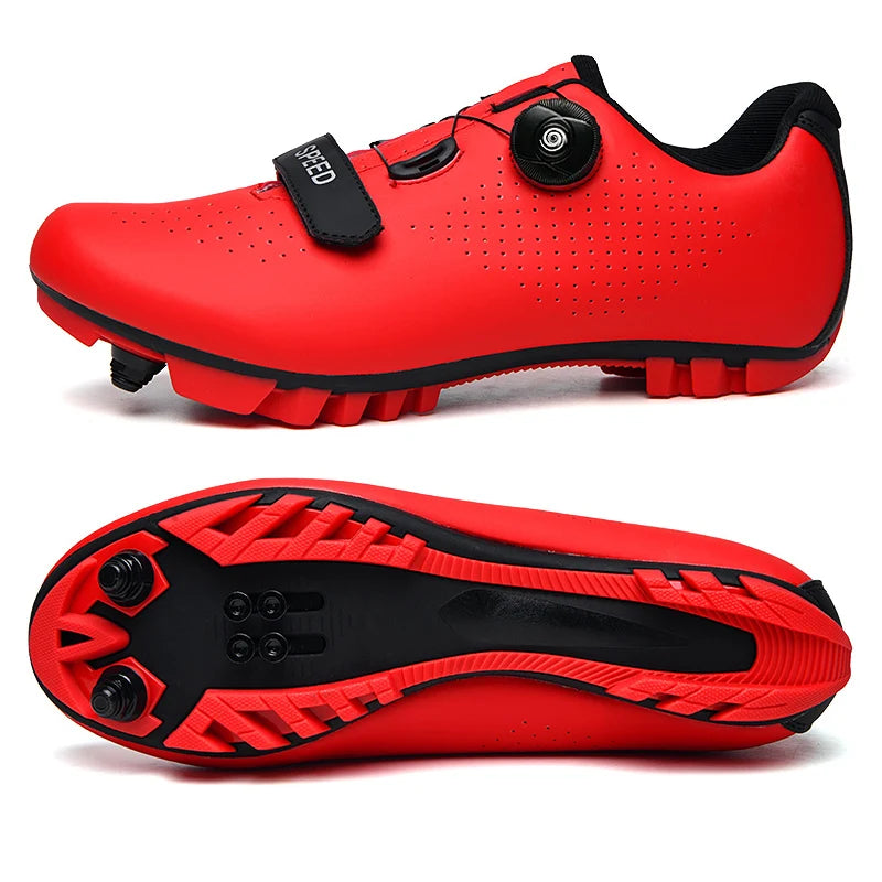 Cycling Sneakers Breathable MTB Shoes Men Women Trail Mountain Bicycle Riding Shoes Sport Road Bike Shoes Spd Pedal Cycle Shoes