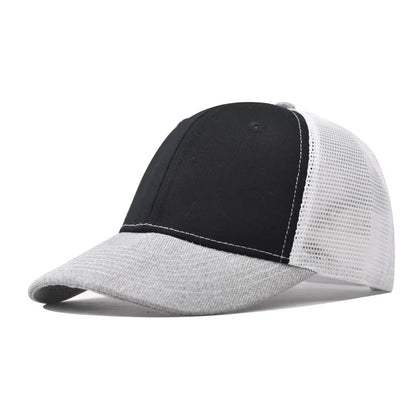 Baseball Cap Adult Net cap Shallow curved eaves Hat Unisex Summer hat Breathable hat shade Spring Autumn Cap Hip Hop Fitted Cap