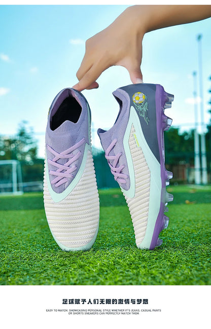 Men Football Boots Society Professional Original Resistant Casual Male Ultralight Outdoor Soccer Shoes Non Slip Football Shoes