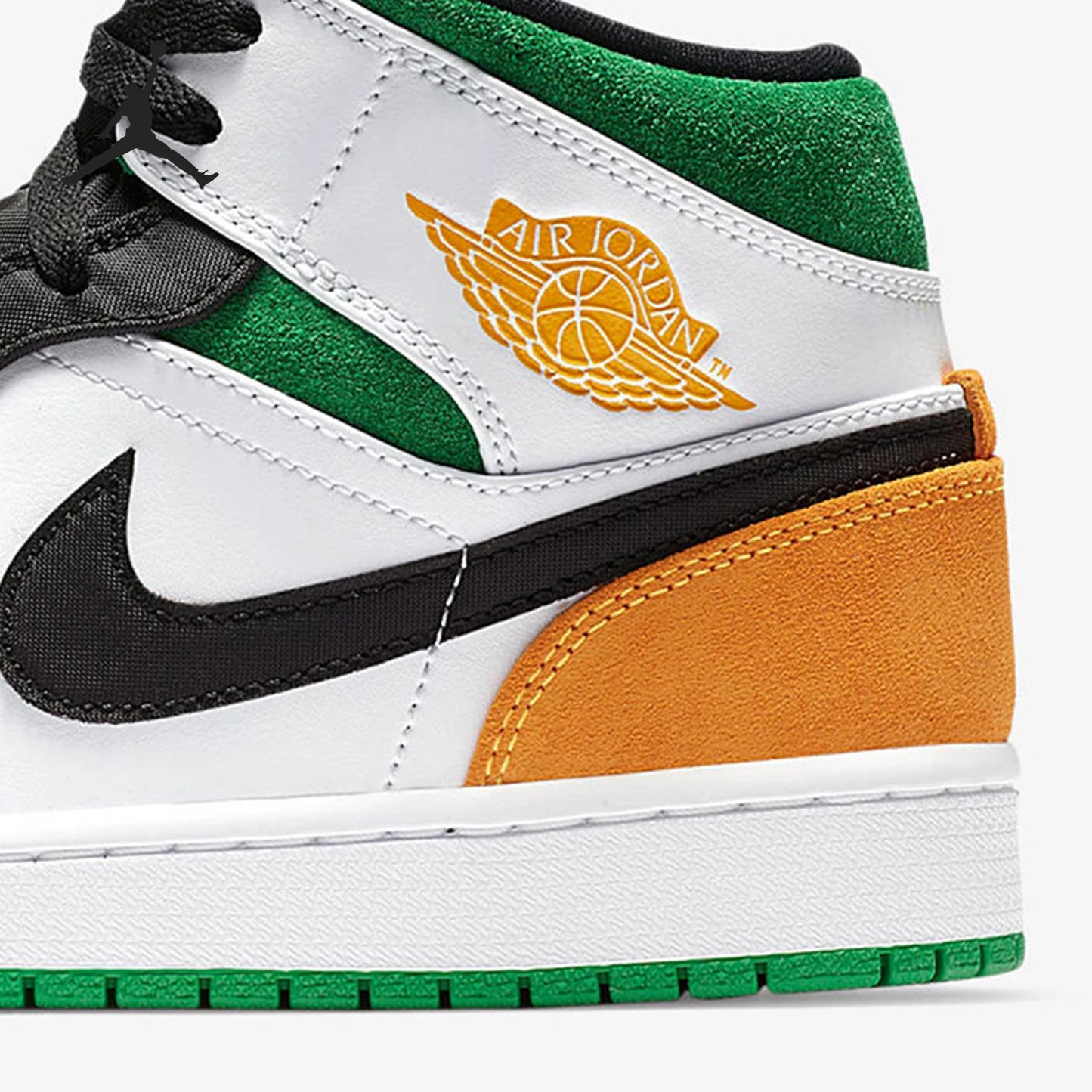 Nike genuine AIR JORDAN1 MID SE AJ1 men's sports basketball shoes 852542-101