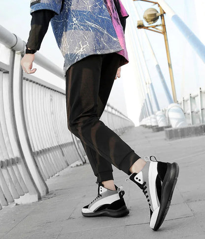 High-top Heightening Shoes Elevator Shoe Height Increase Footwear Men Height Increase Insole 6CM 8CM 10CM Sneakers Shoes