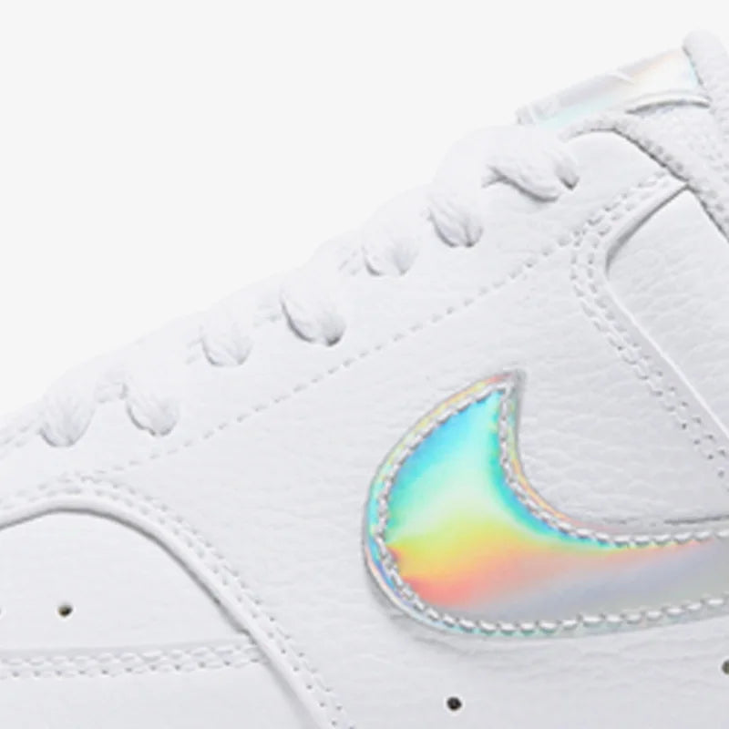 Sapatilhas casuais de skate de cano baixo para mulher Nike Genuine COURT VISION CW5596-100